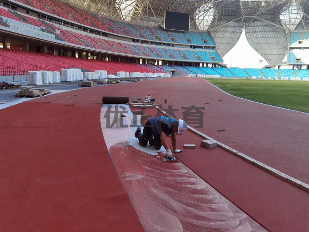 浪卡子预制型橡胶跑道每平方米的价格