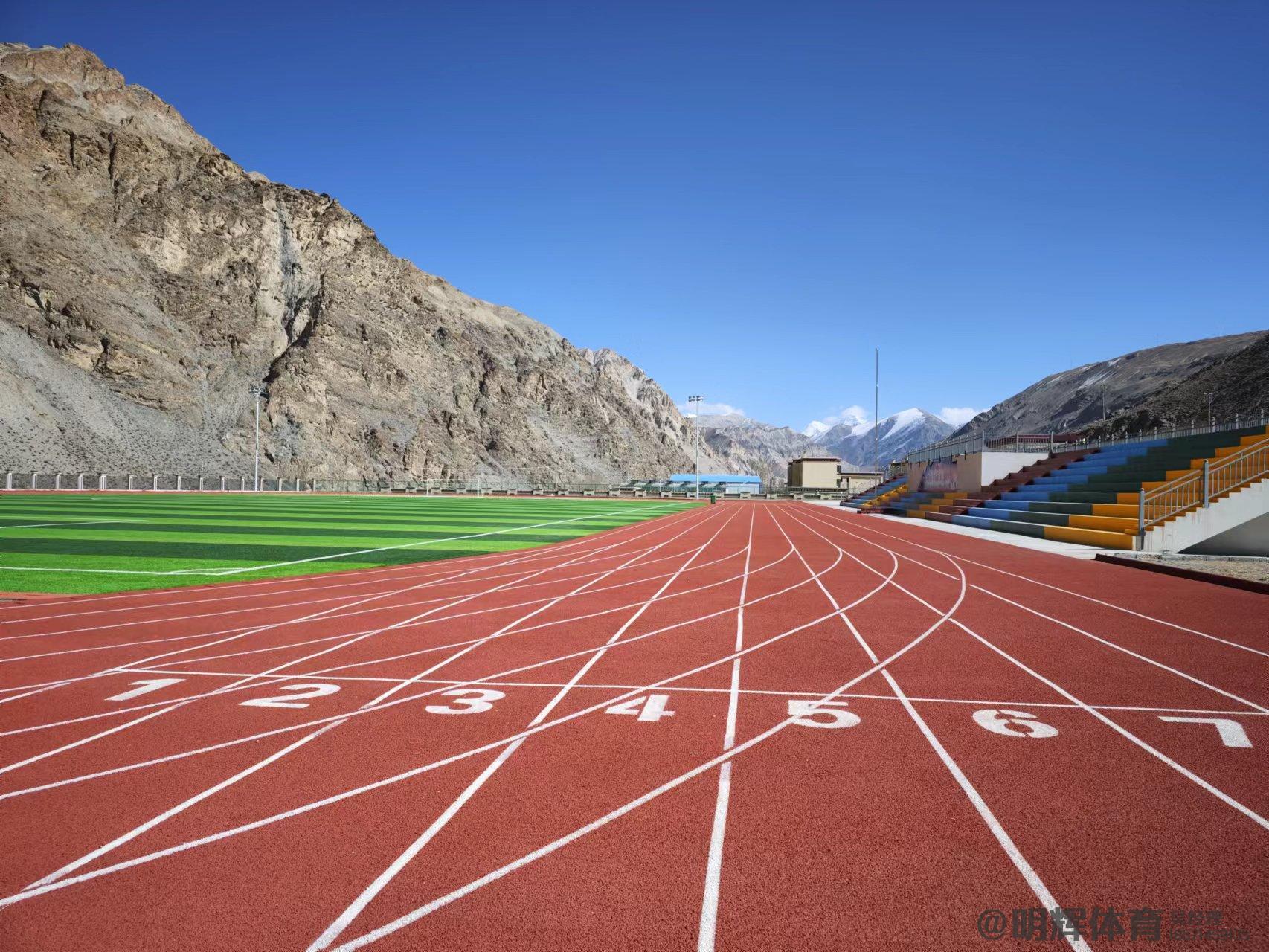 浪卡子透气型塑胶跑道材料配比